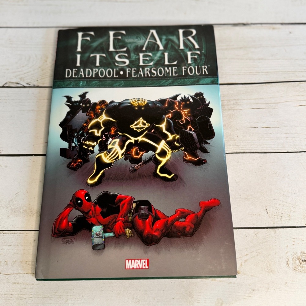 Fear Itself Deadpool & Fearsome Four Marvel HC 1st Print Hardcover Graphic Novel
